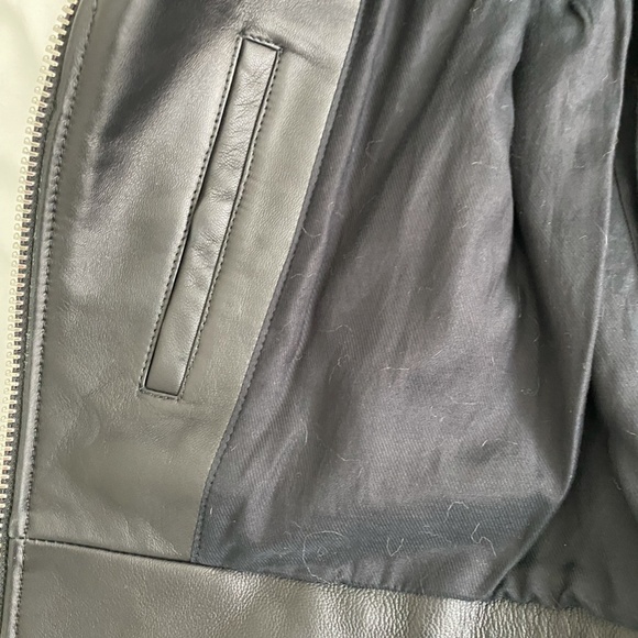 Acne Mock Leather Motorcycle Jacket in size 32 Brand new and unworn - Picture 4 of 7